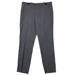 Perry Ellis Portfolio Travel Luxe Slim Fit Comfort Stretch Gray Pants Size 36x32